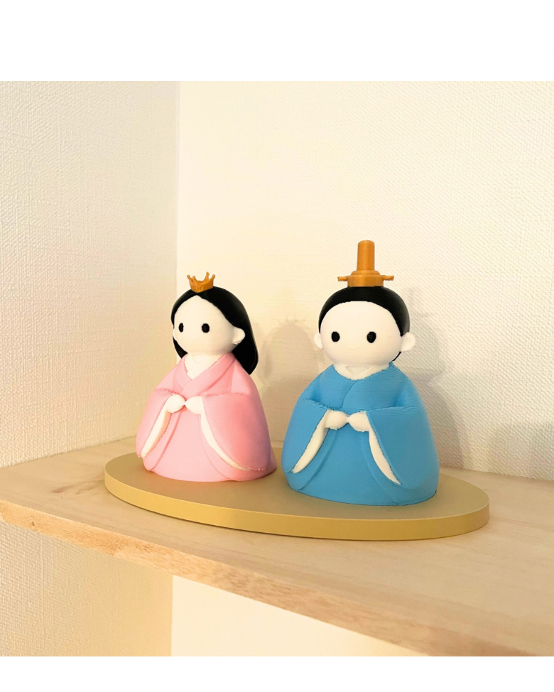 雛人形 コンパクトで飾りやすい インテリア｜小さなお雛様｜北欧ナチュラル モダン