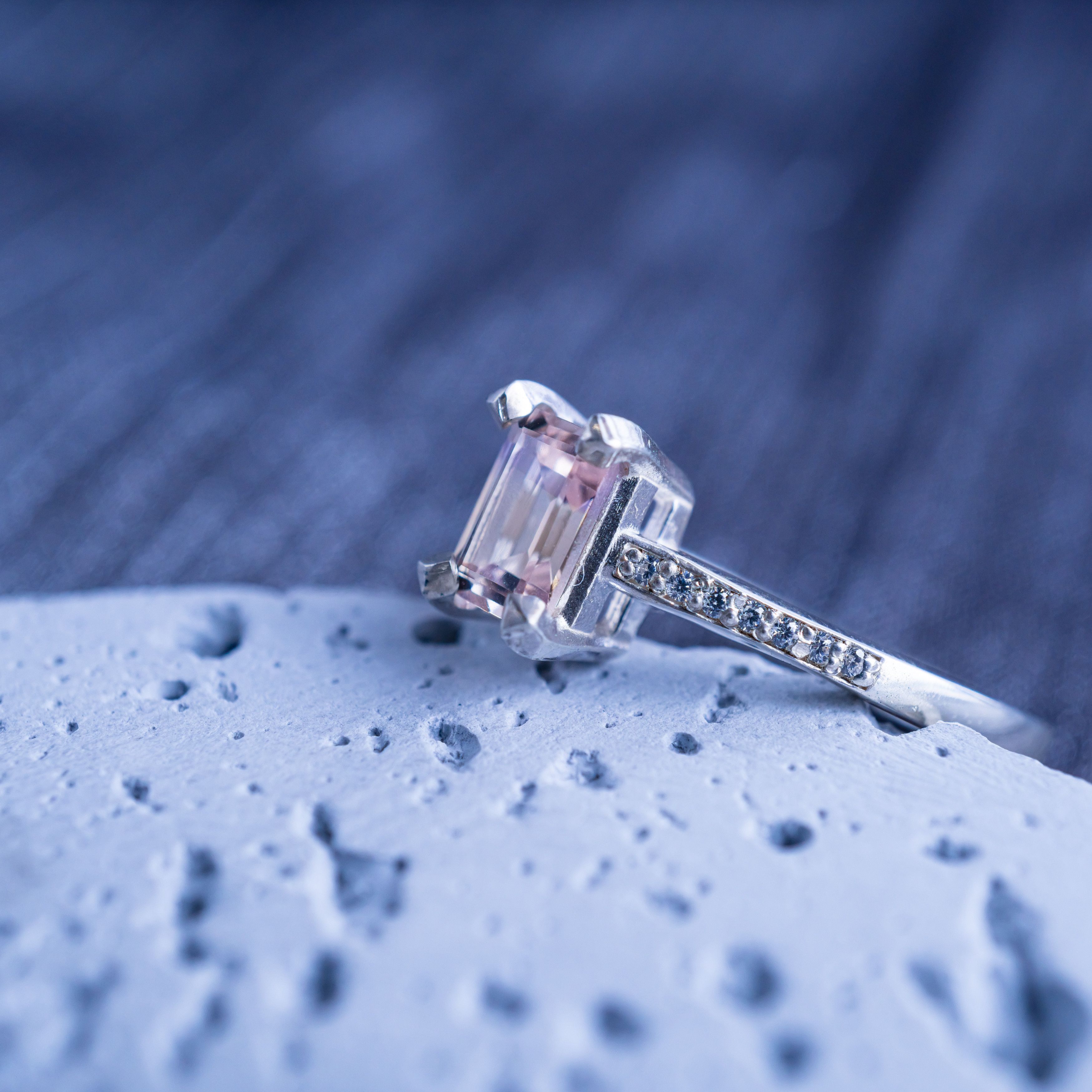 【匿名配送】アメトリン　SV925リング　選べるカラー　刻印可能　送料無料【受注生産】S-088