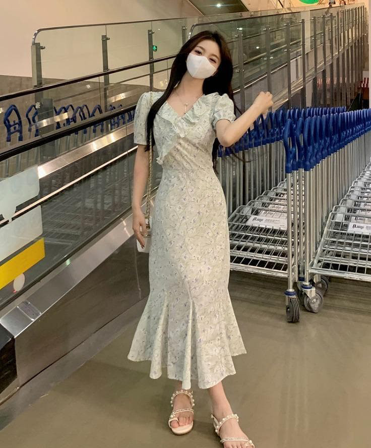 大きいサイズ レディース ワンピース　春夏 秋 新品 半袖 5,023円