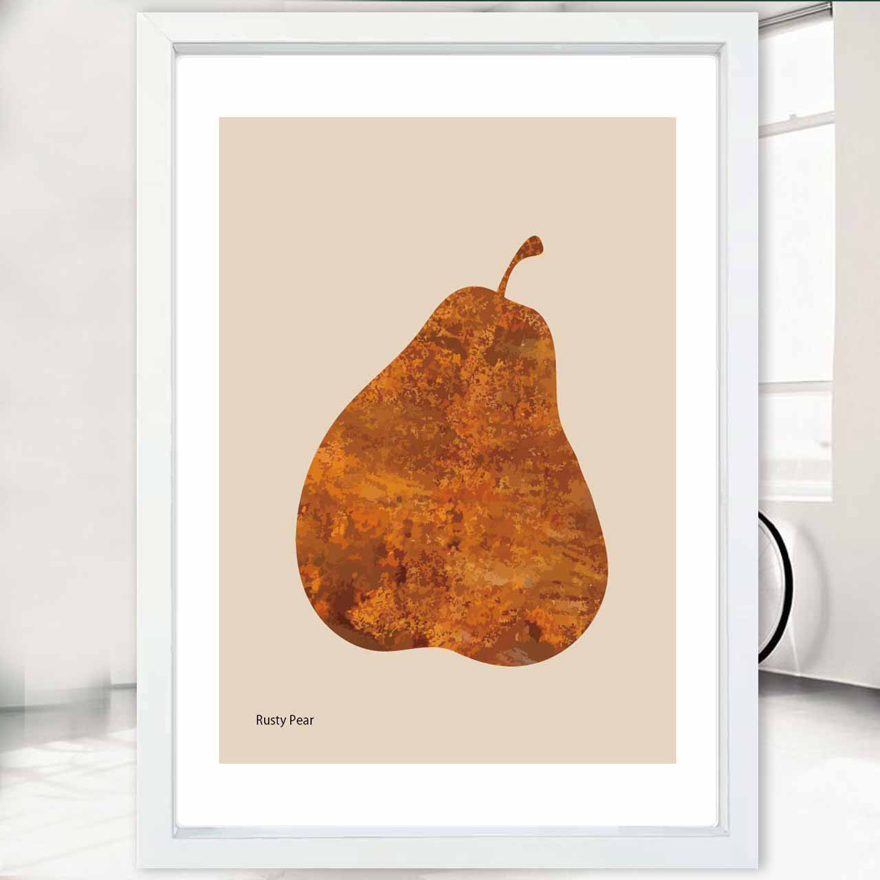 アートな洋梨　フルーツ　送料無料　お気に入り9600件突破　ポスター　アートポスター　アート/sei検索新着順　3985