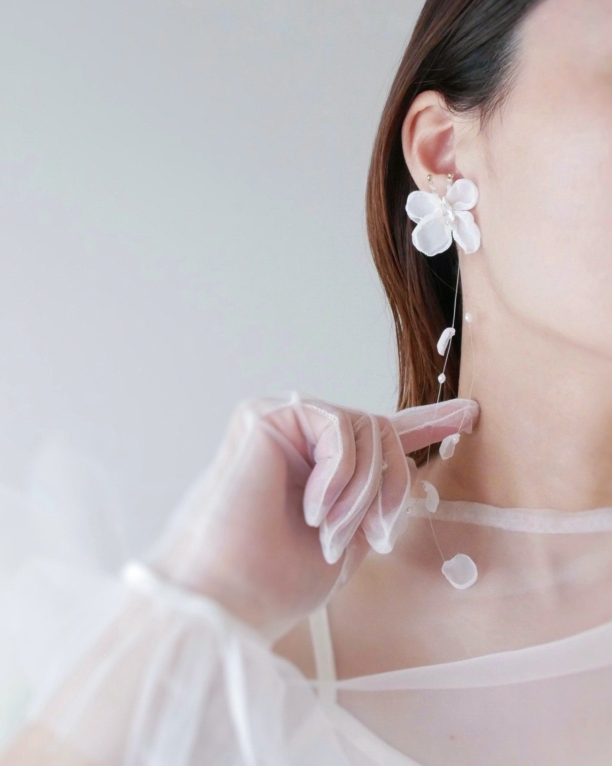 papillon ﾊﾟﾋﾟﾖﾝ #305　　　　　　ブライダル　ウェディング　花嫁　結婚式　パール　蝶々　前撮り