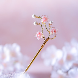 ミモザとローズマリーのヘアゴム(20mm) / レジン / ドライフラワー