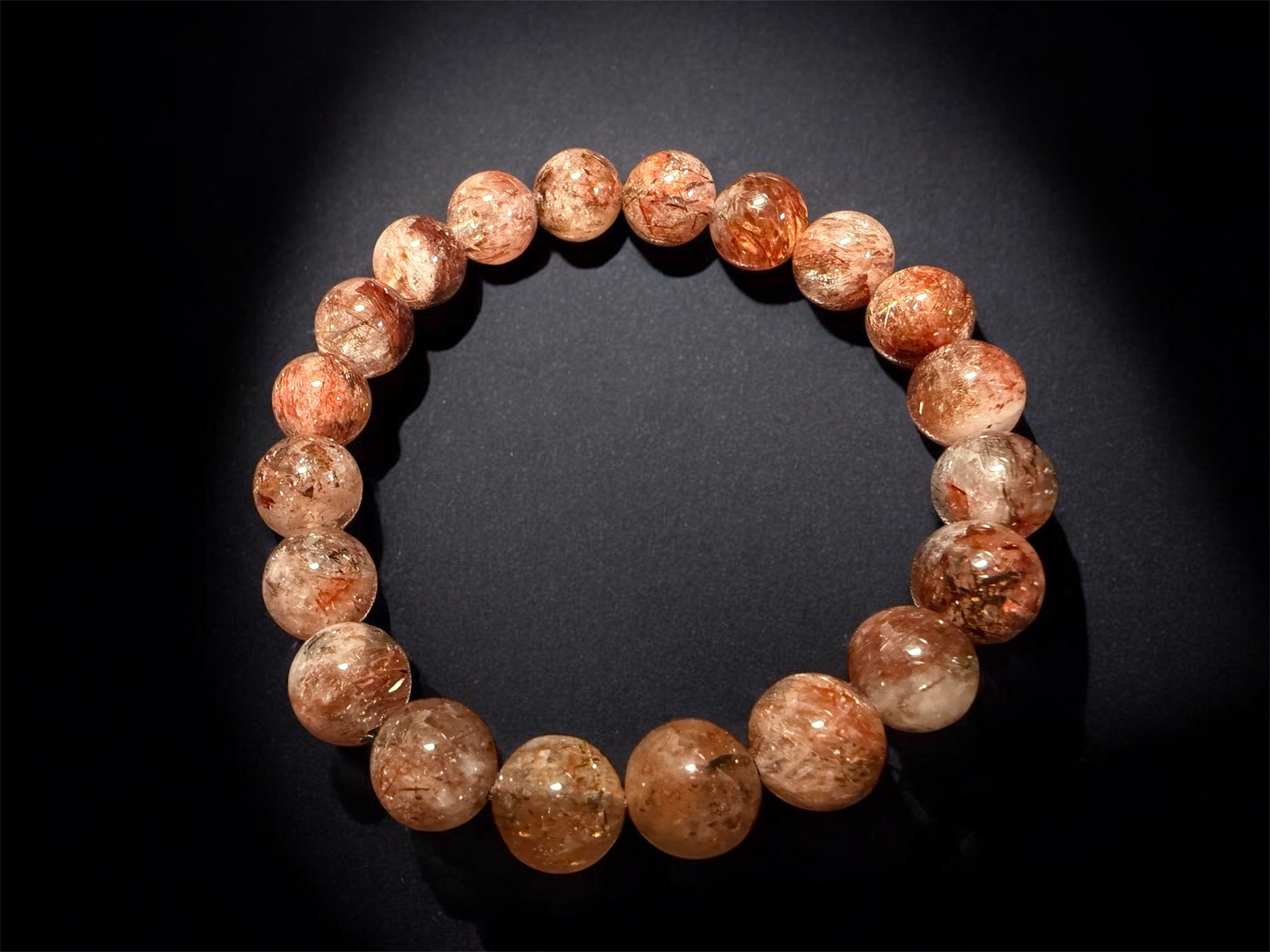 内なる力を目覚めさせる スーパーセブンのブレスレット 約9.8mm 天然石｜送料無料