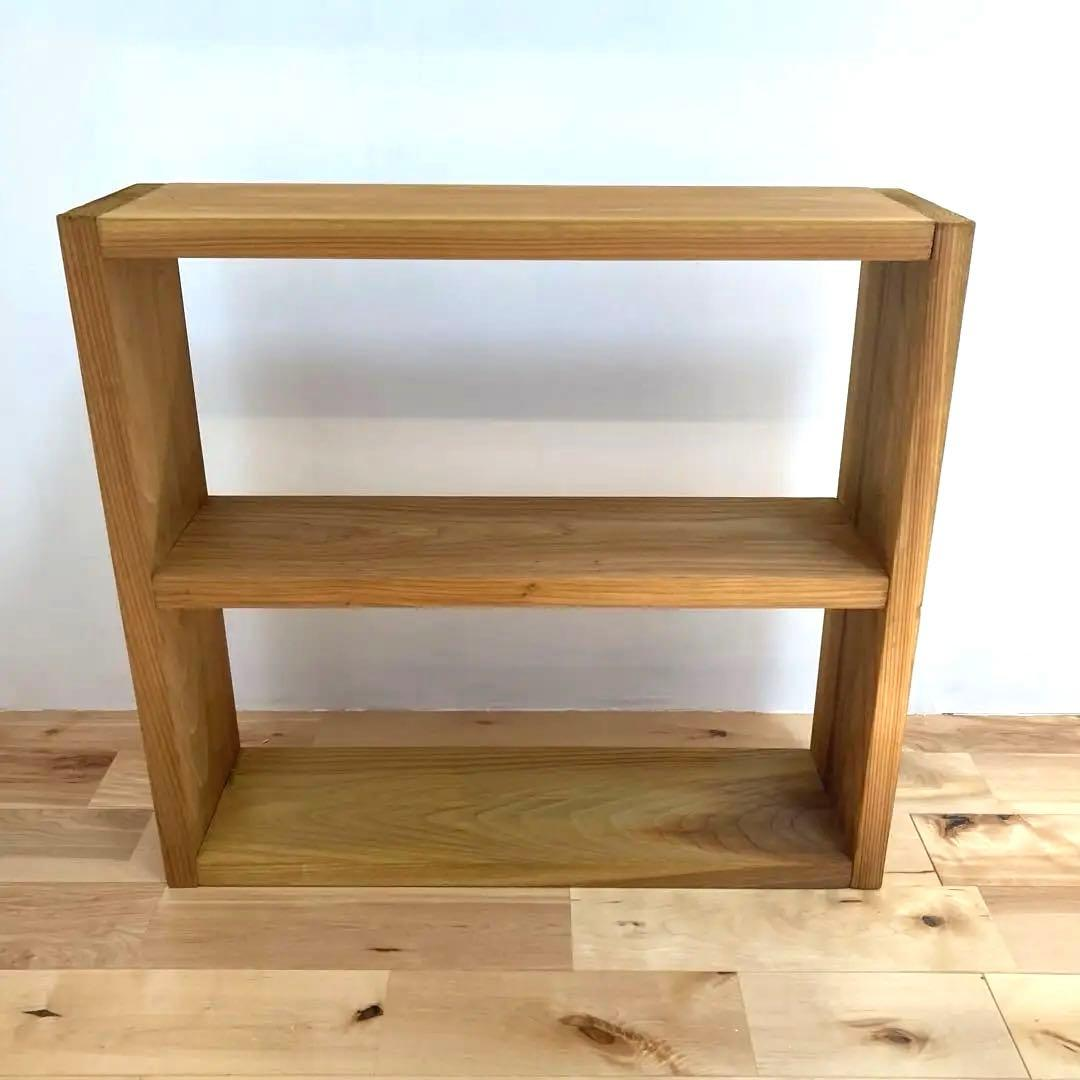 幅48cm 天然木オープンシェルフ