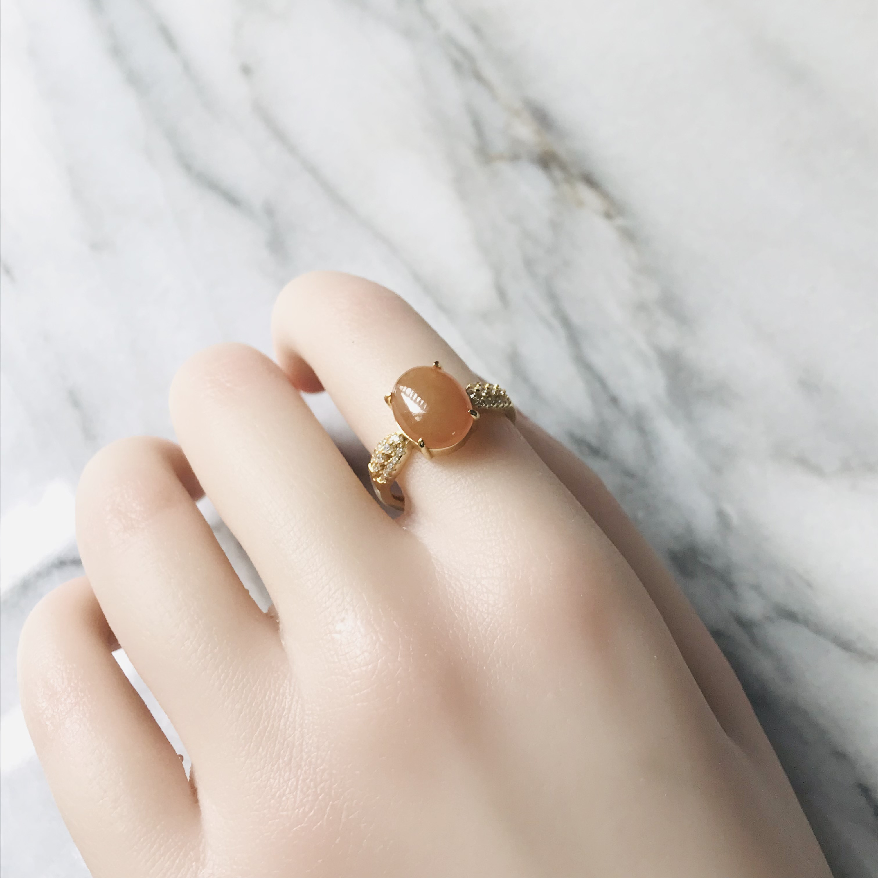 [R210-0011］ ジェイド　JADE ヒスイ　本翡翠　リング　天然石 ミャンマー産　指輪　sv925