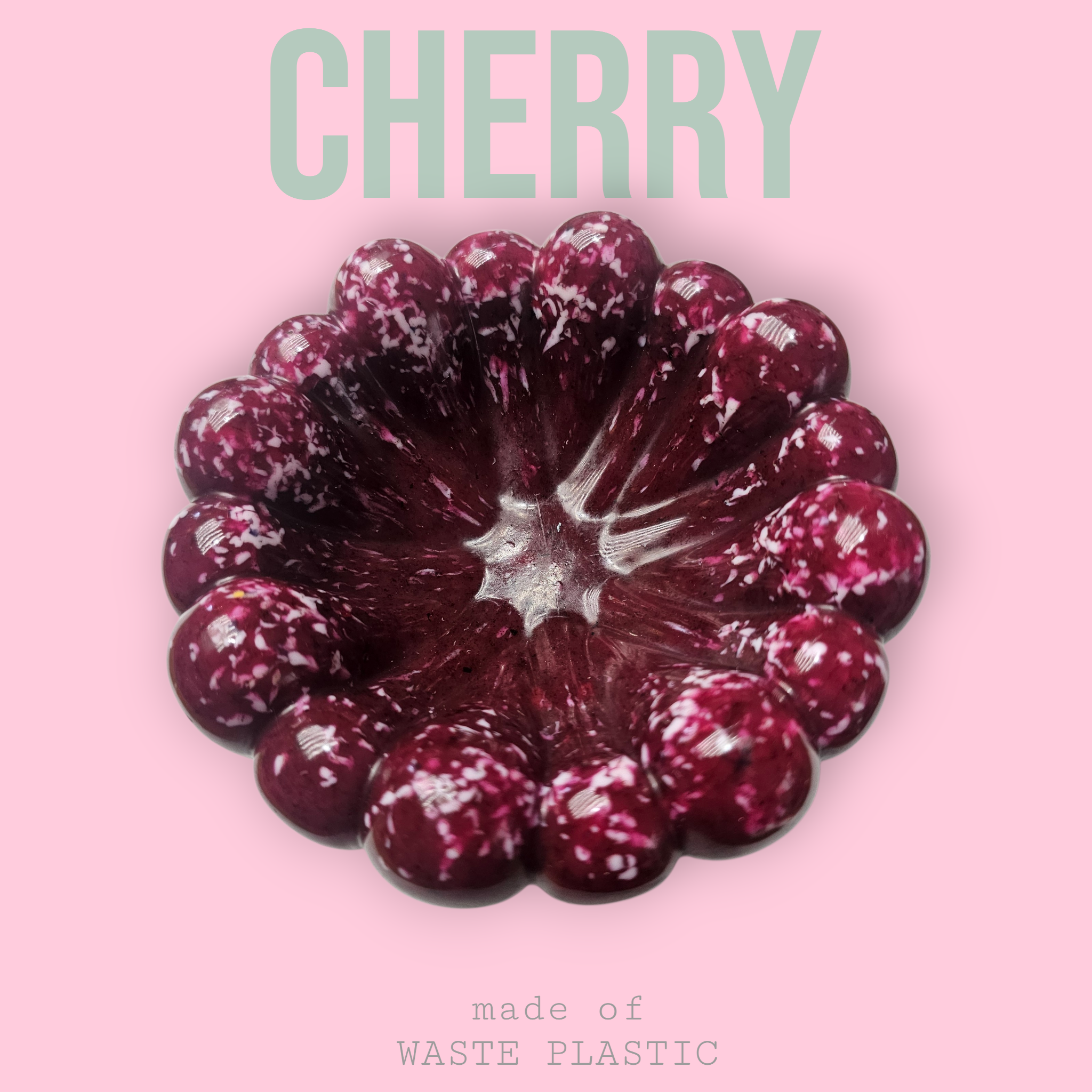 廃プラスチック小物トレイ｜CHERRY｜SDGs雑貨