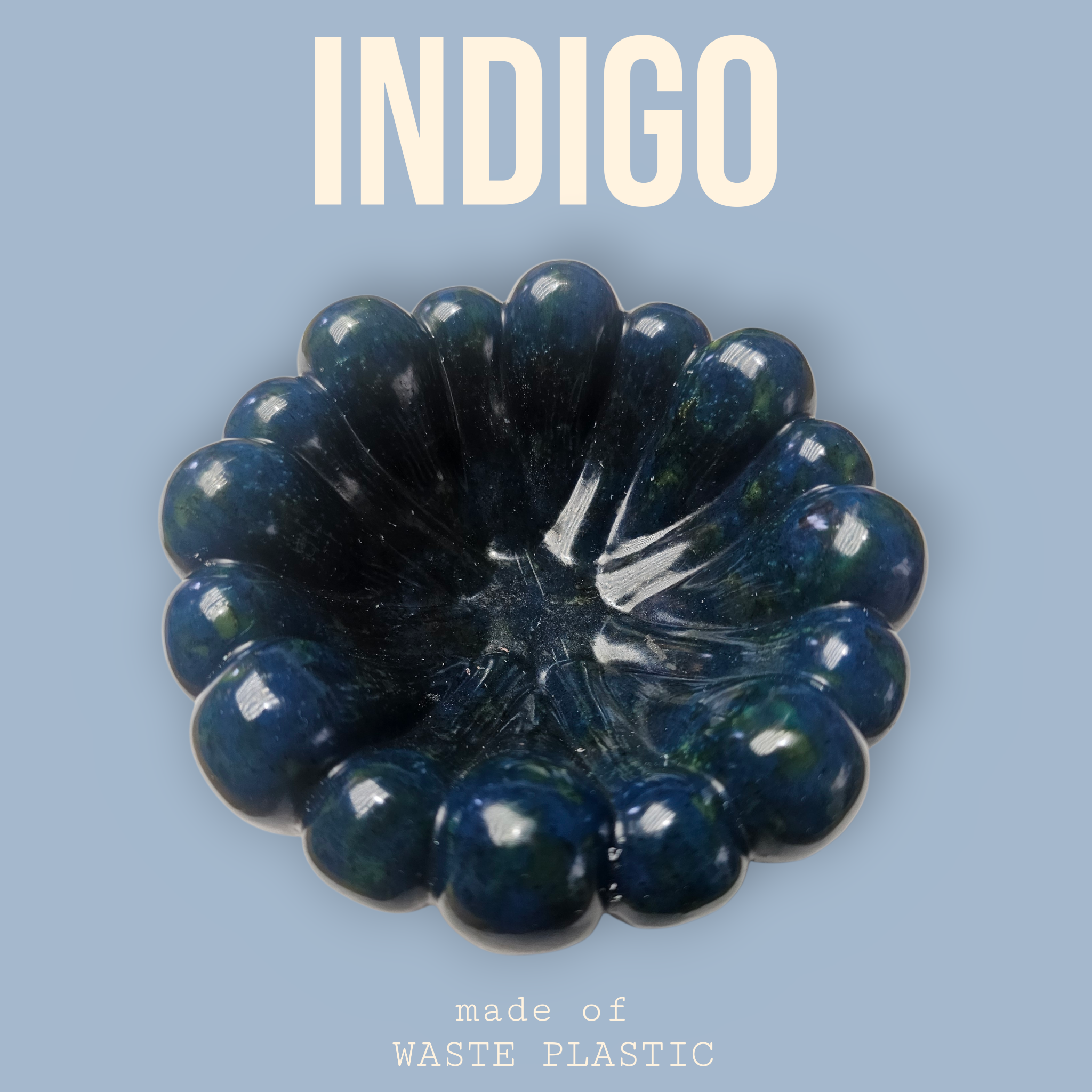 廃プラスチック小物トレイ｜INDIGO｜SDGs雑貨