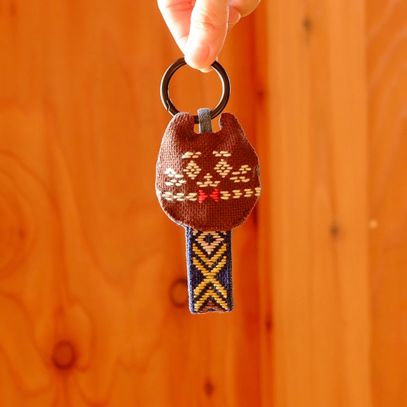 Kogin-zashi 貓咪包夾 [刺繡⌘刺繡] 帽夾⌘ 2026貓咪日⌘接受預訂⌘ 第8張的照片