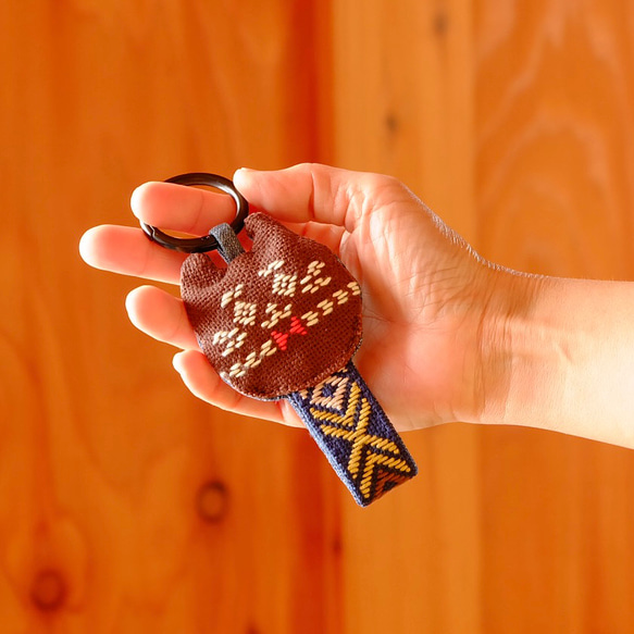 Kogin-zashi 貓咪包夾 [刺繡⌘刺繡] 帽夾⌘ 2026貓咪日⌘接受預訂⌘ 第17張的照片