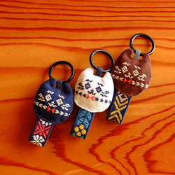 Kogin-zashi 貓咪包夾 [刺繡⌘刺繡] 帽夾⌘ 2026貓咪日⌘接受預訂⌘ 第14張的照片