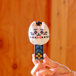 Kogin-zashi 貓咪包夾 [刺繡⌘刺繡] 帽夾⌘ 2026貓咪日⌘接受預訂⌘ 第15張的照片