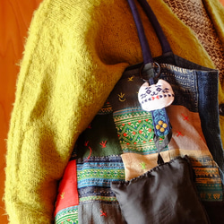 Kogin-zashi 貓咪包夾 [刺繡⌘刺繡] 帽夾⌘ 2026貓咪日⌘接受預訂⌘ 第7張的照片