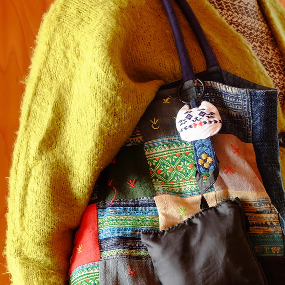 Kogin-zashi 貓咪包夾 [刺繡⌘刺繡] 帽夾⌘ 2026貓咪日⌘接受預訂⌘ 第7張的照片