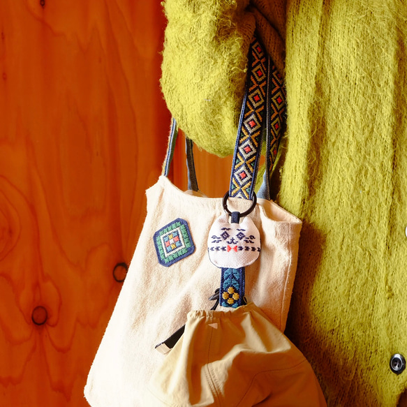 Kogin-zashi 貓咪包夾 [刺繡⌘刺繡] 帽夾⌘ 2026貓咪日⌘接受預訂⌘ 第16張的照片