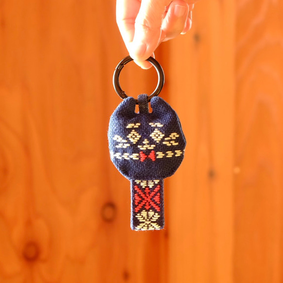 Kogin-zashi 貓咪包夾 [刺繡⌘刺繡] 帽夾⌘ 2026貓咪日⌘接受預訂⌘ 第12張的照片