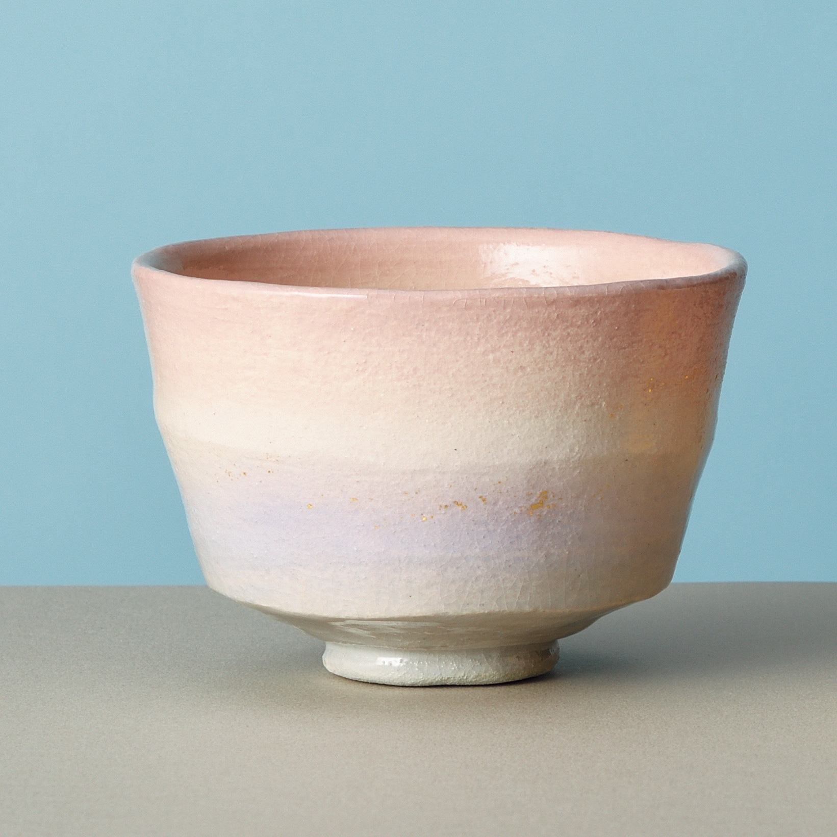 2026春 新作 楽焼〚春の予感〛抹茶碗　楽入印　茶道具　季節茶碗　贈答品