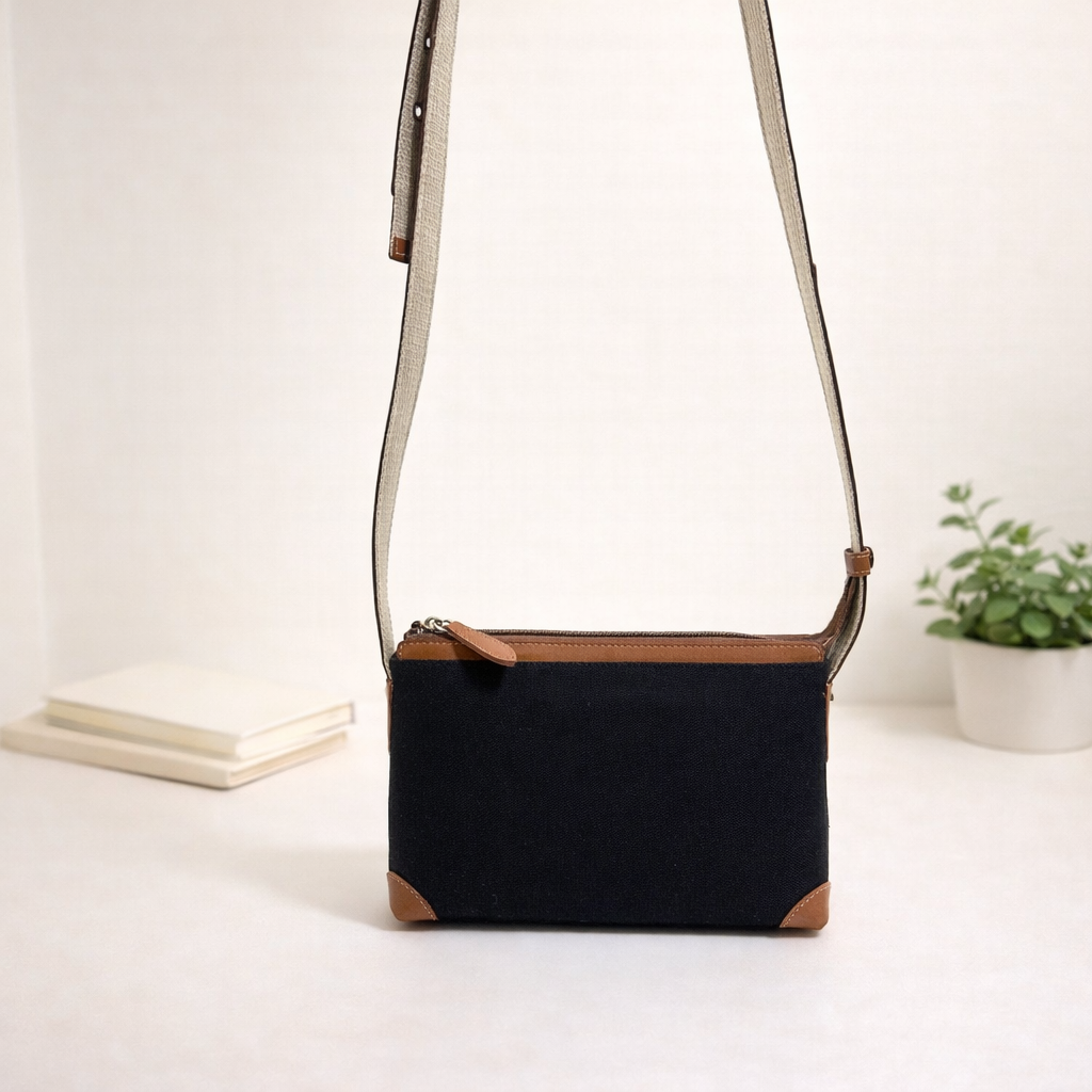 帆布ポシェット（ブラック）