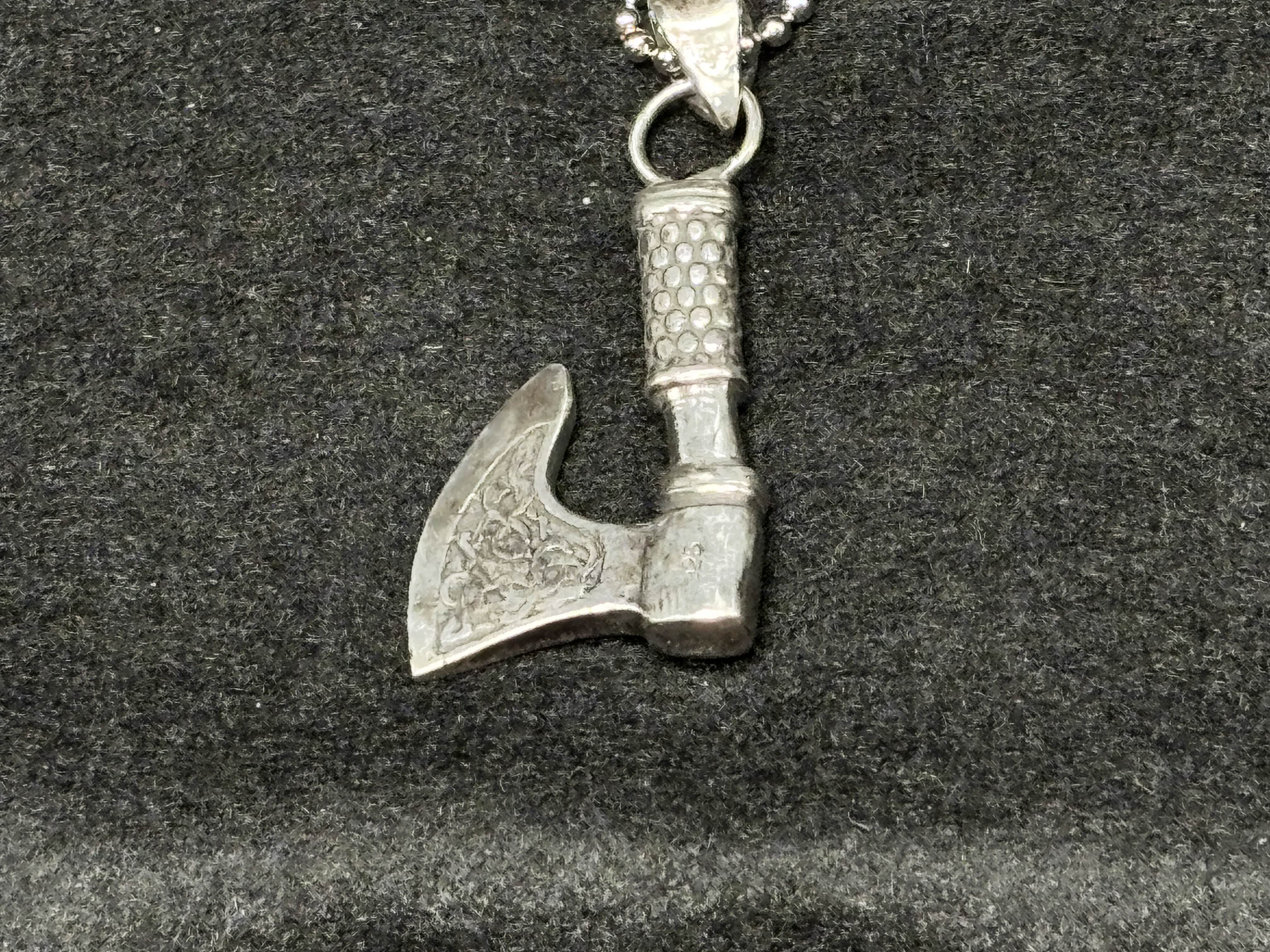 シルバー925 ハンドアックスペンダント