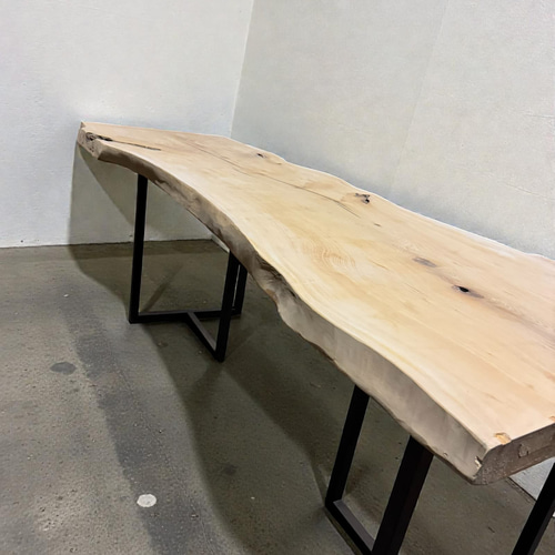 榧（かや）一枚板2000mm｜淡い色味と静かな木目が美しい無垢天板