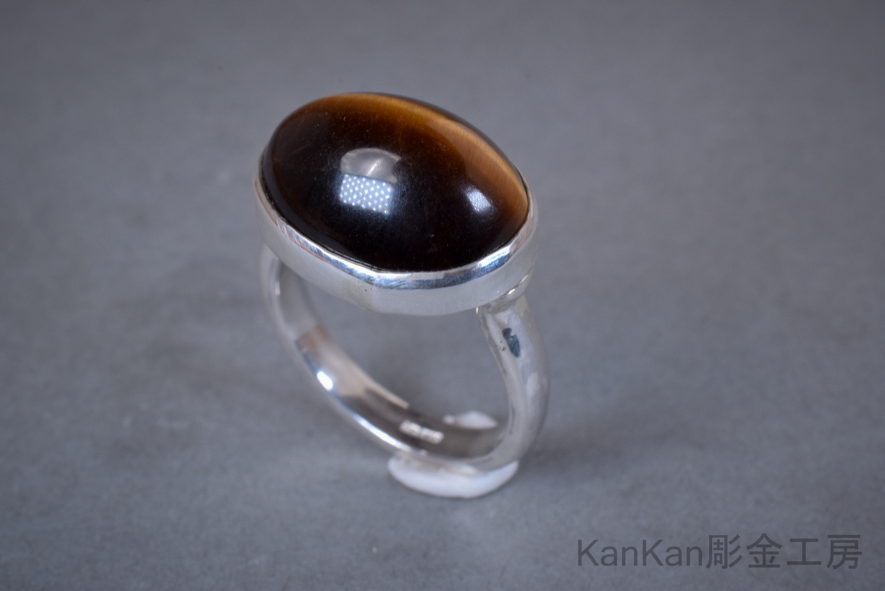 タイガーズアイのリング