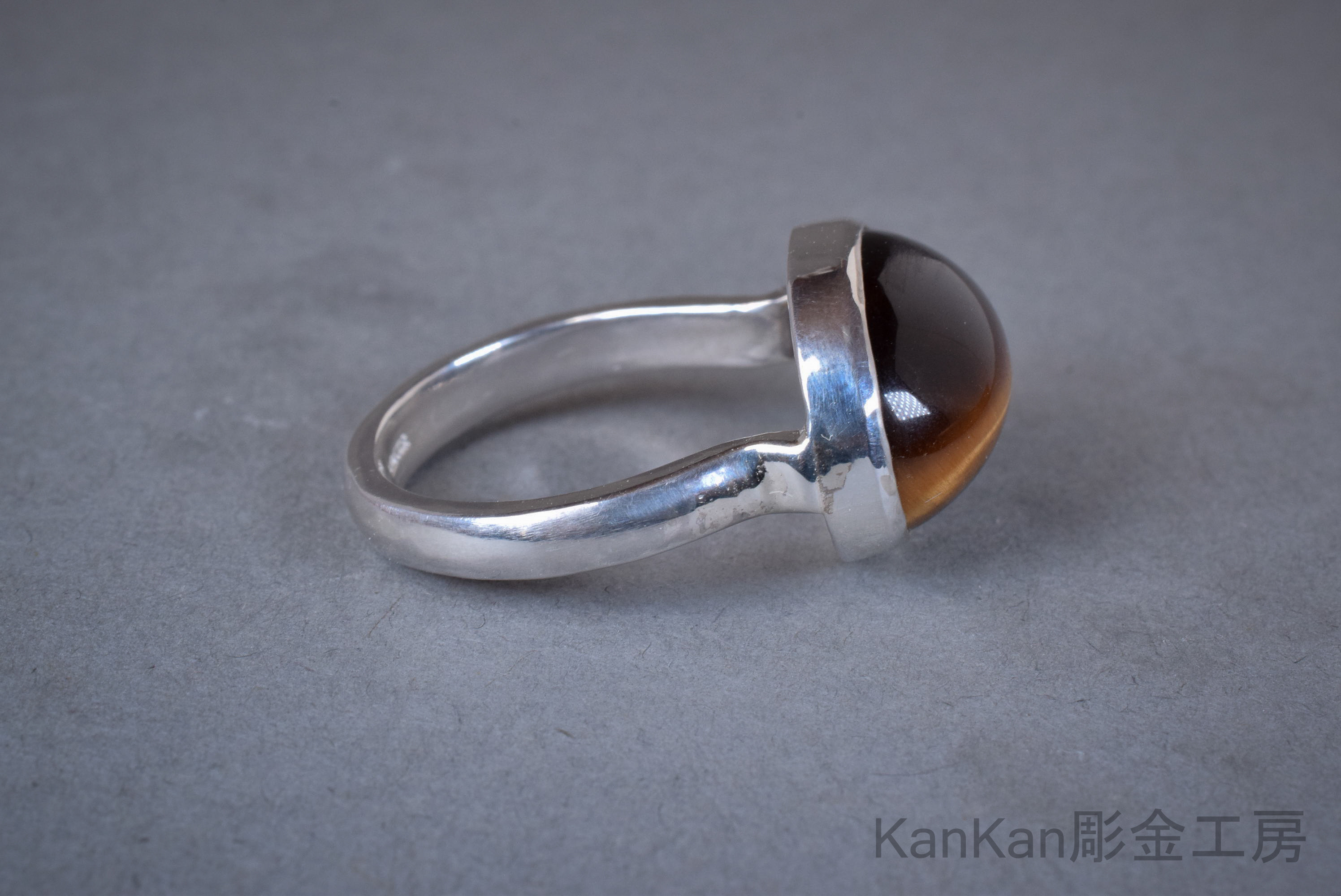 タイガーズアイのリング