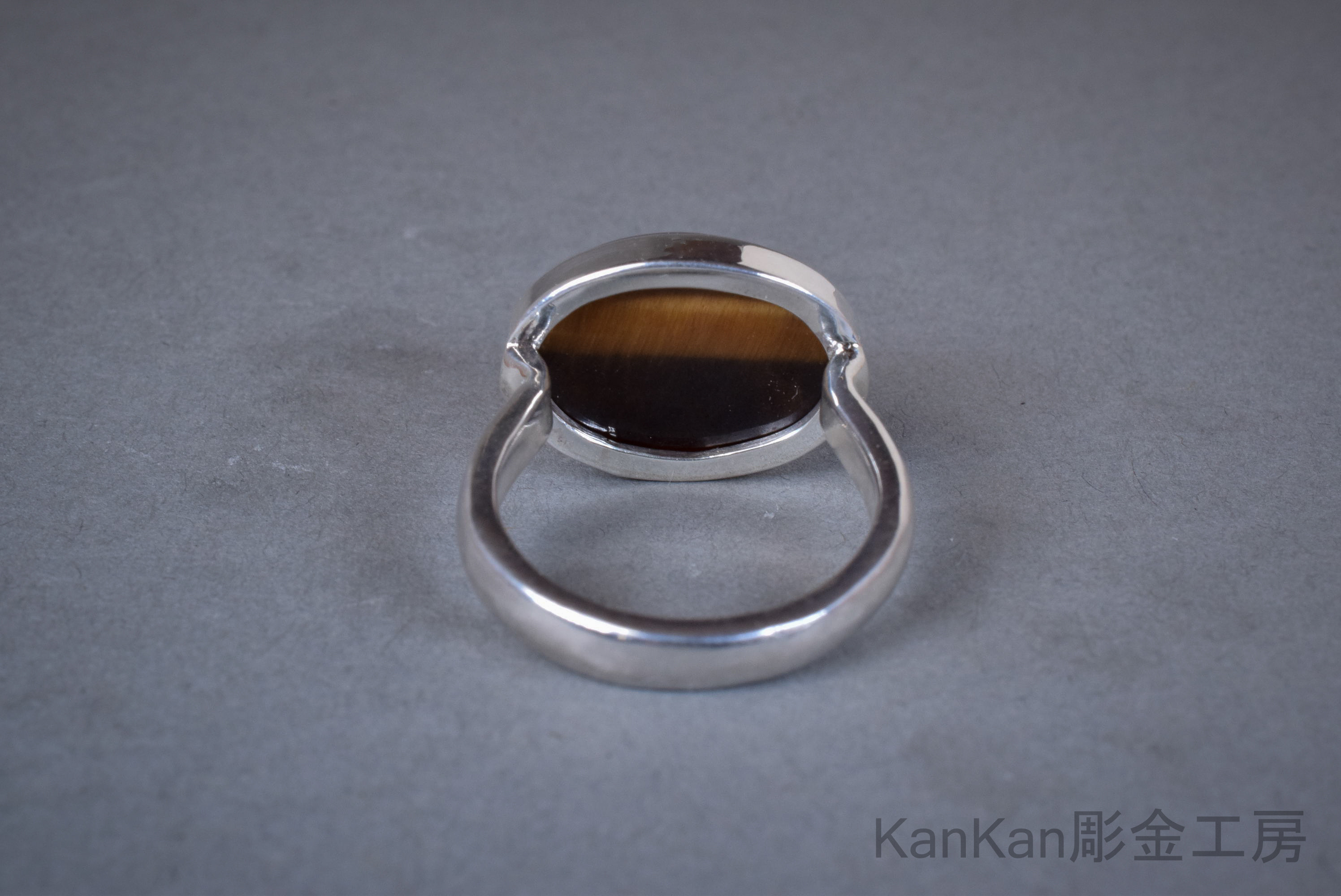 タイガーズアイのリング