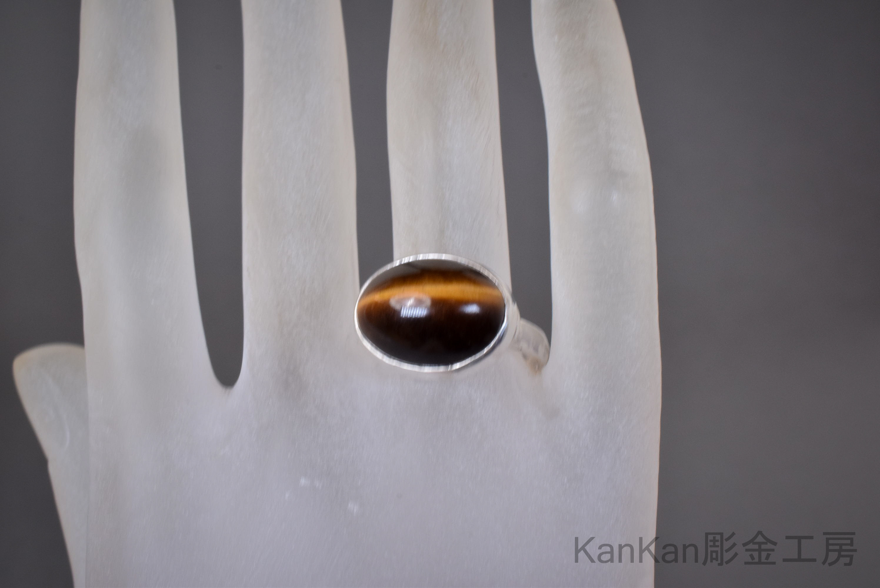 タイガーズアイのリング