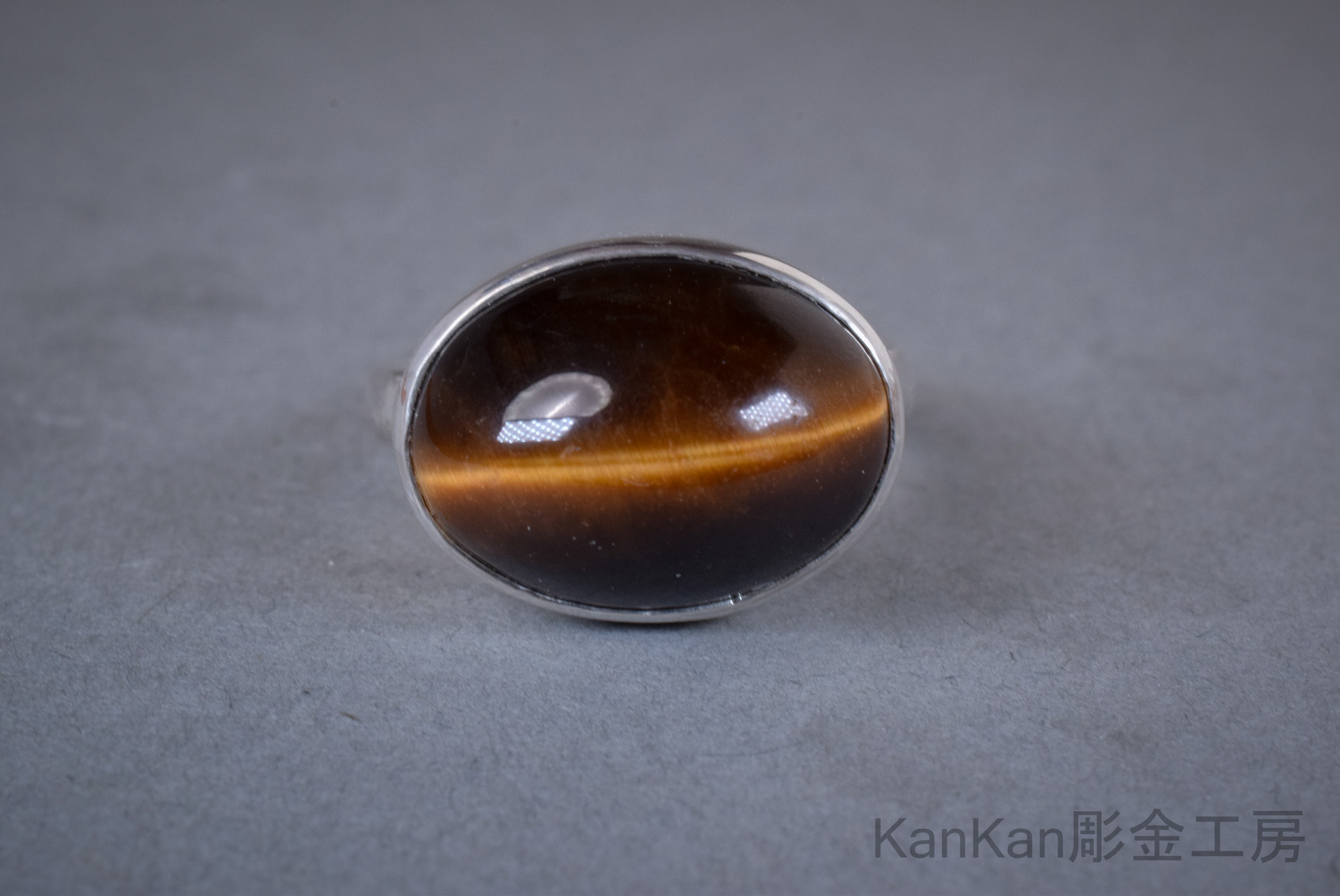 タイガーズアイのリング