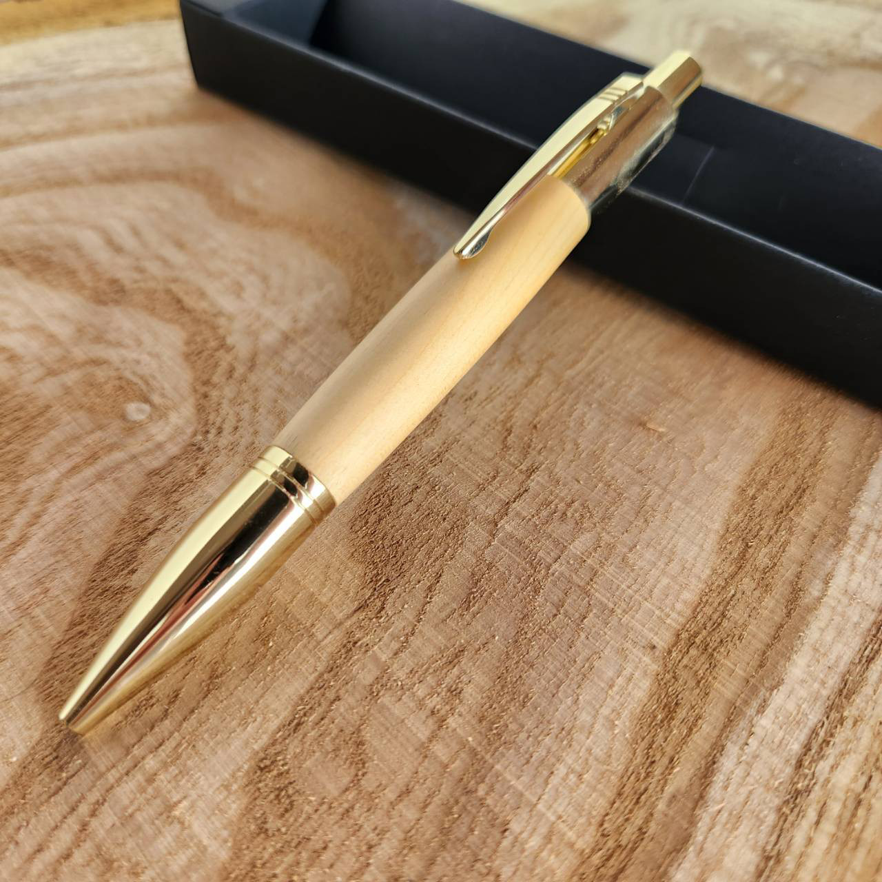 [12d1]ヒノキの木軸ペン(ヴェスパー）