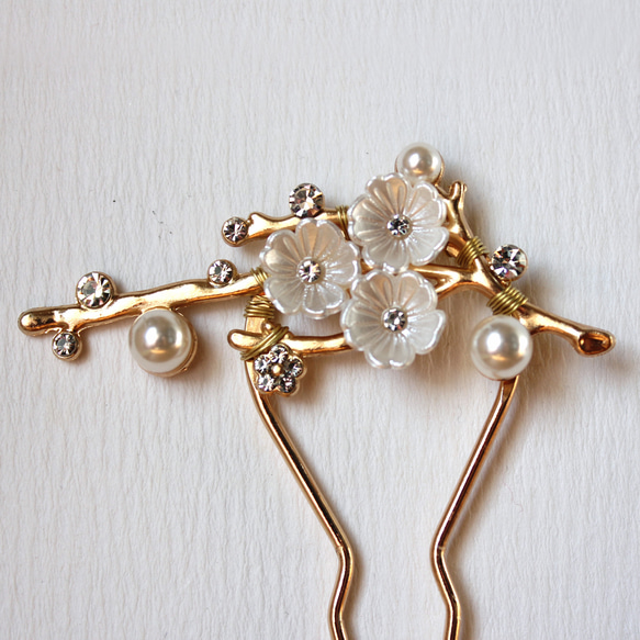 ●簪 白梅 2枚目の画像