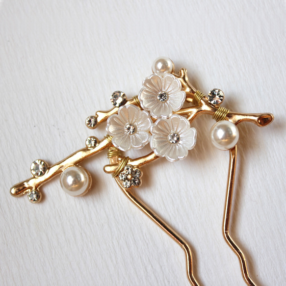 ●簪 白梅 1枚目の画像