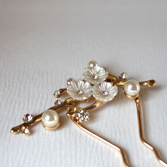 ●簪 白梅 5枚目の画像