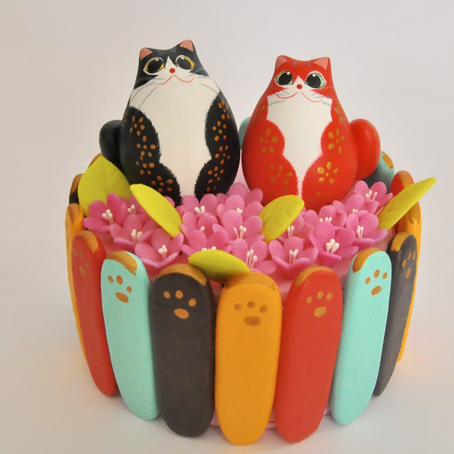 お雛様ケーキ（赤雛）