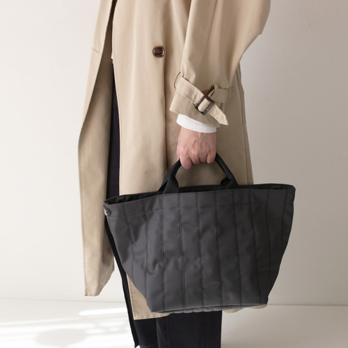 日々の生活に丁度いい、素材とサイズ】STITCH LINE BAG / nai middle