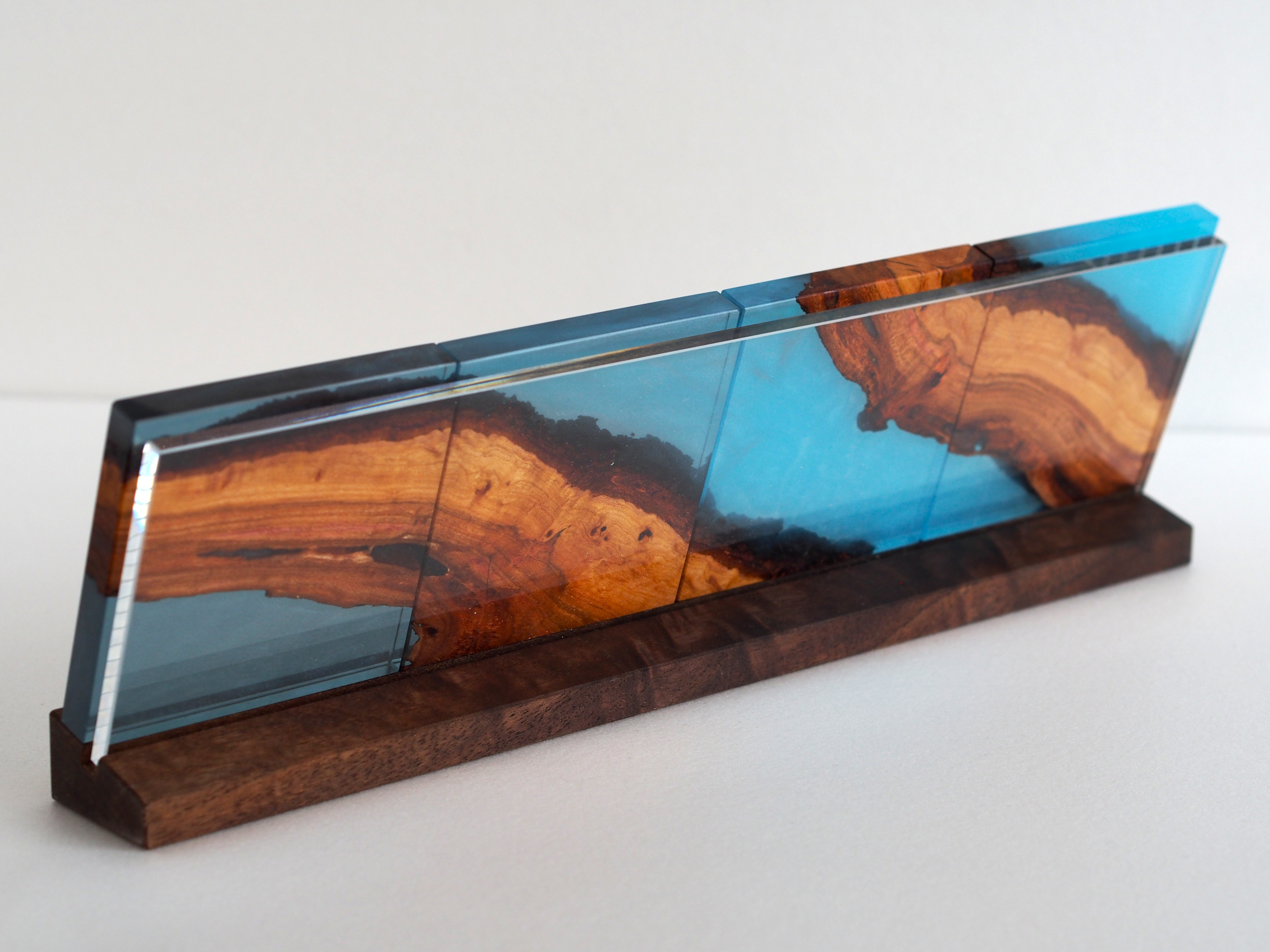 梅の木レジンアートコースター②