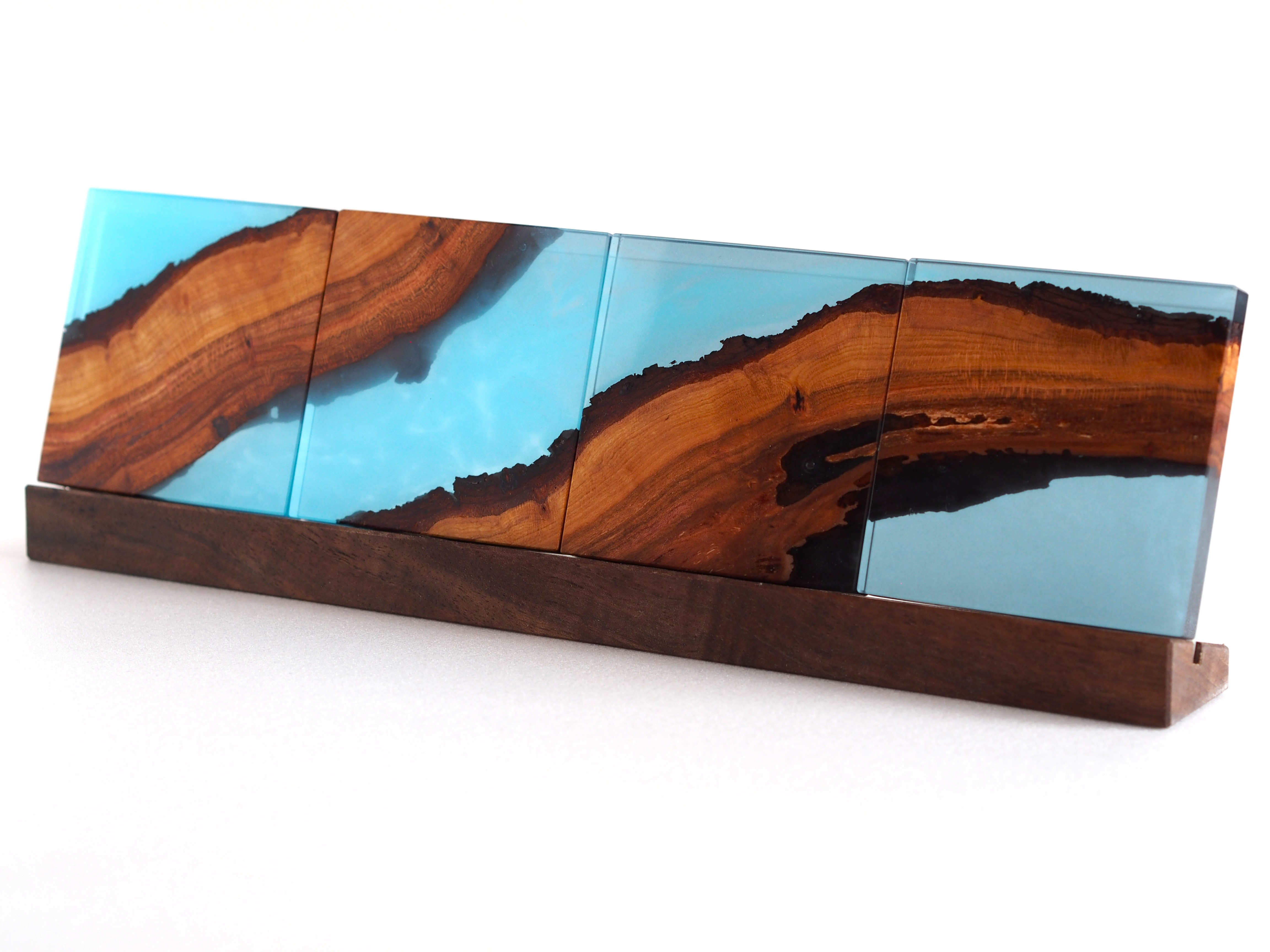 梅の木レジンアートコースター②