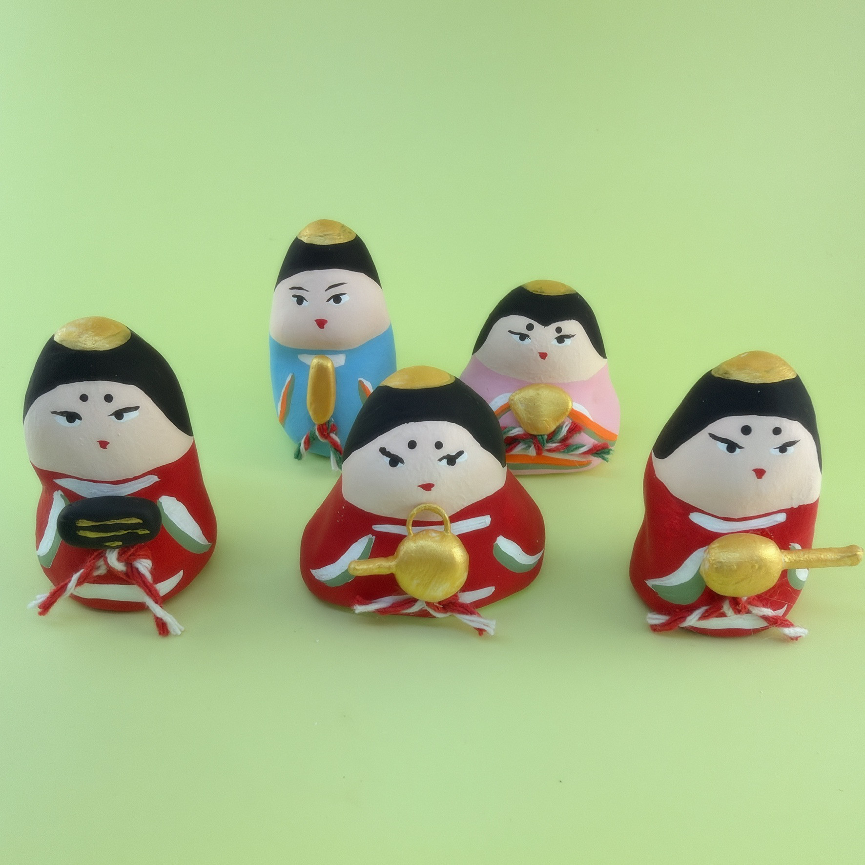 お雛さまセット（土人形）80