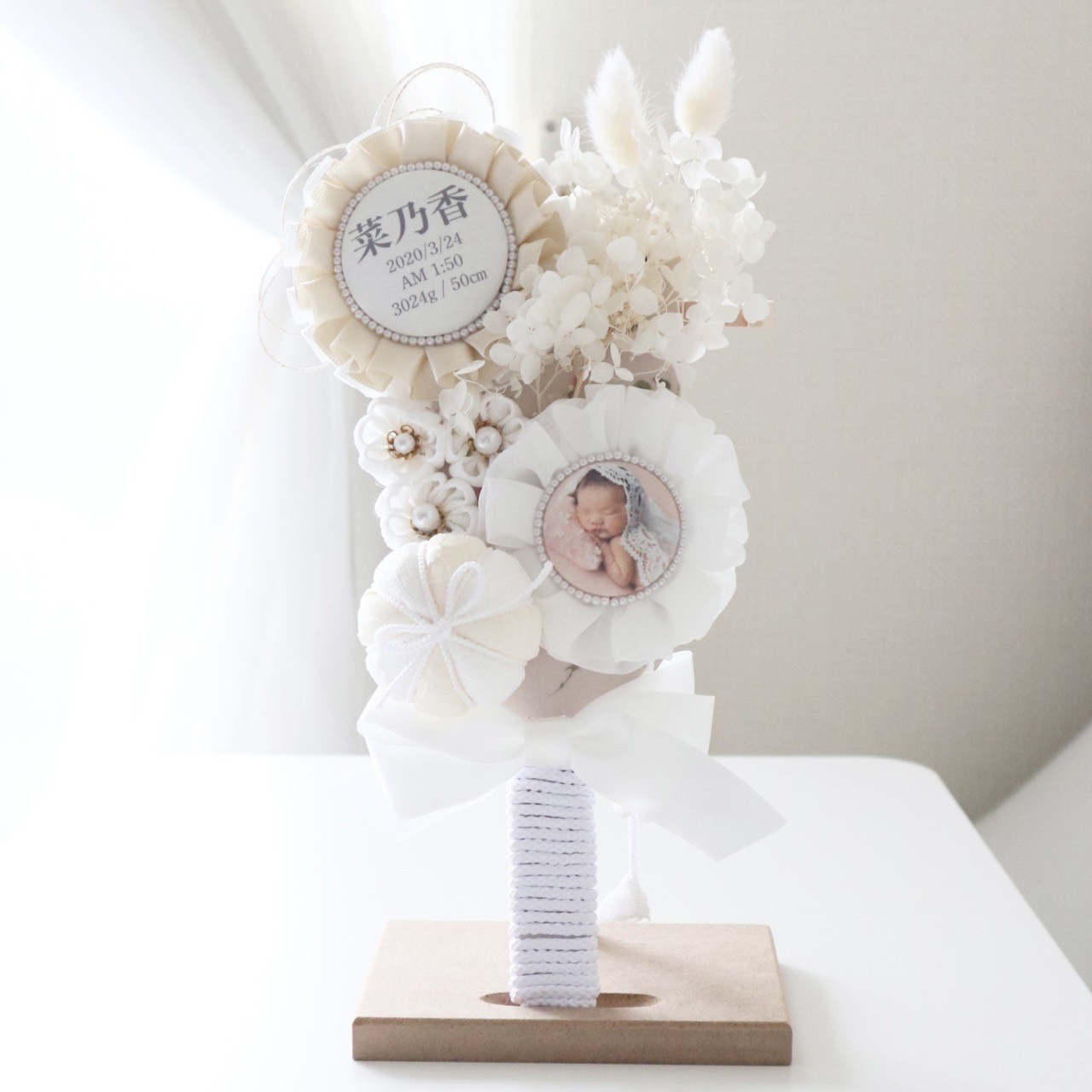 【羽子板 ホワイト】 七五三 はごいた 七五三 手毬 てまり 七五三撮影 出産祝い 100日 誕生日 名入れ