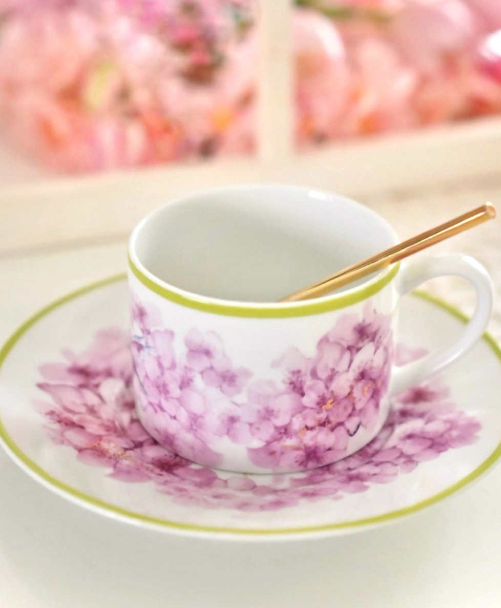 【ご連絡済み】桜カップ＆ソーサー 10客（送料込 み）