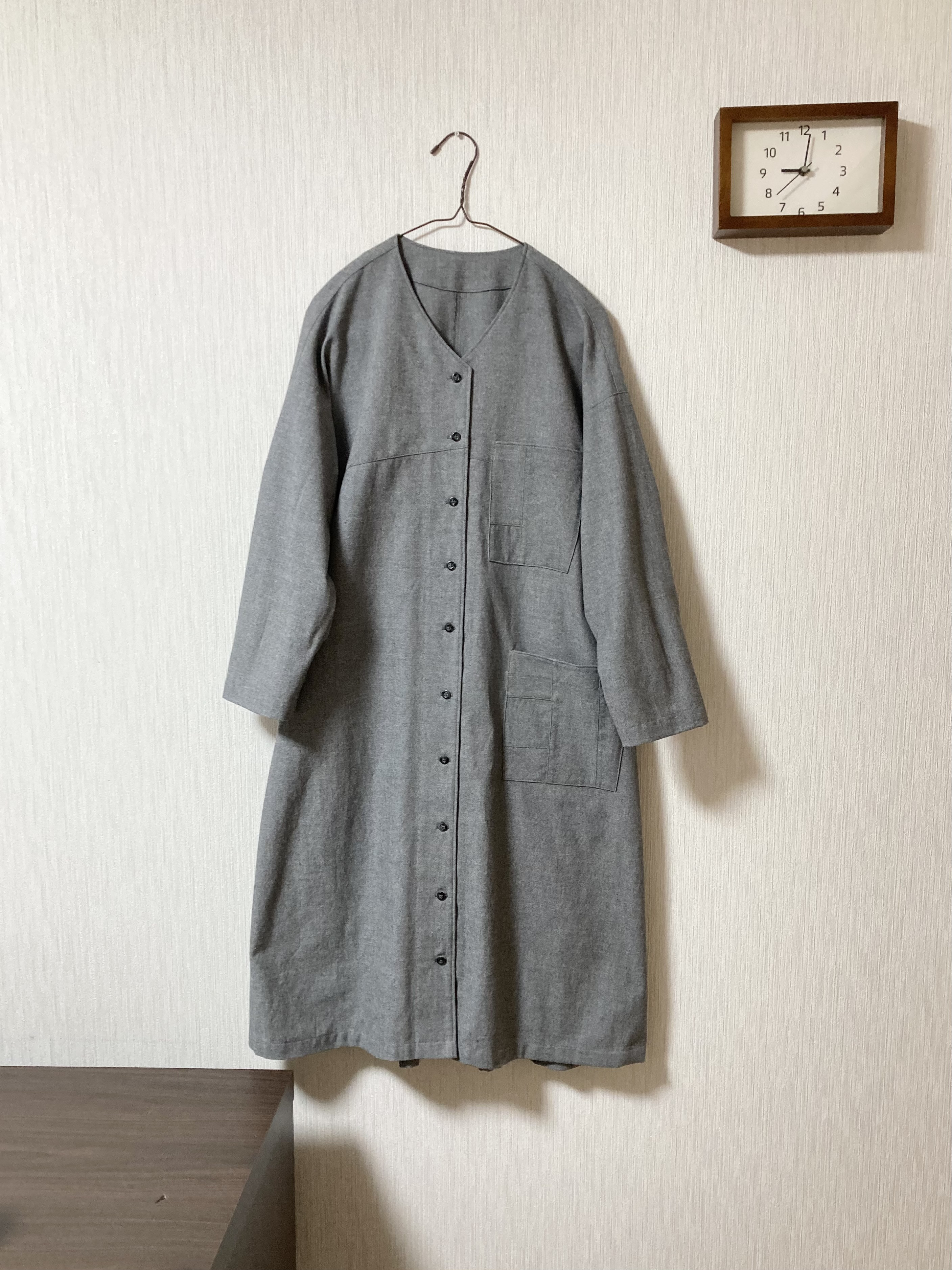 ワンピでコート