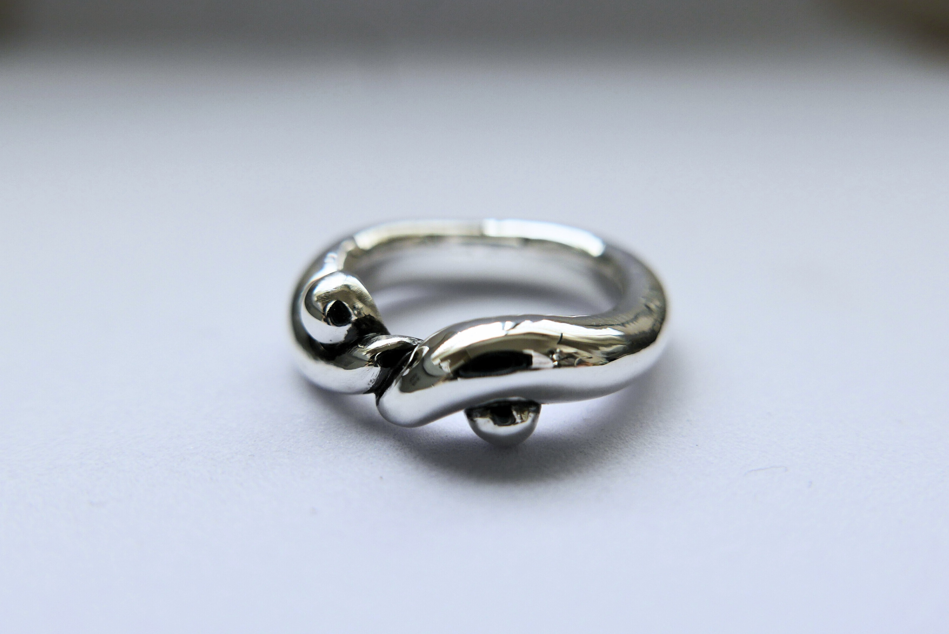 Swell ring– 有機フォルム シルバーリング/silver925/サイズ展開あり/送料無料