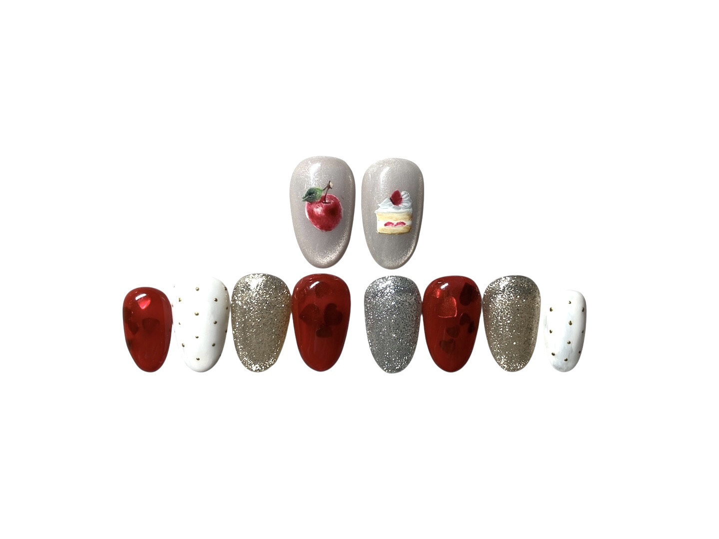 実り、ご褒美nail