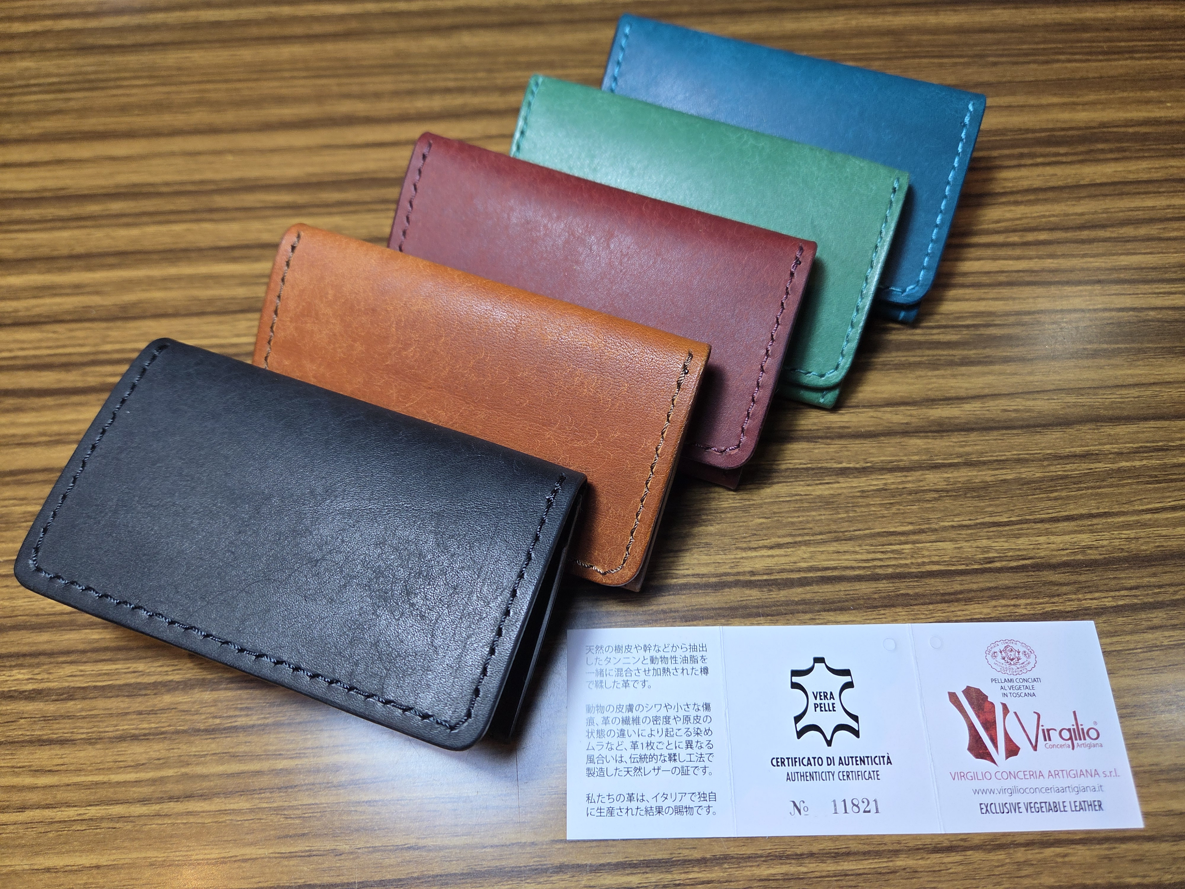 本革 名刺入れ カードケース メンズ レディース イタリアンレザー 総手縫い ビジネス プレゼント 革屋 陽