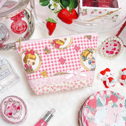 ハローベイビー トートバッグ ファーチャーム付き ピンク ベビーピンク