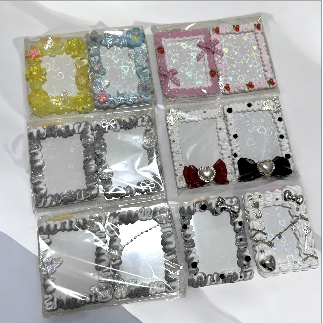 【バラ売り】B8 トレカケース デコ 硬質ケース 推し活 ハンドメイド