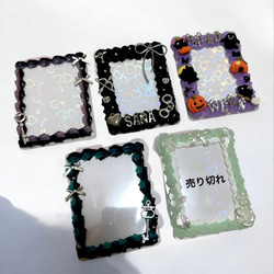 トレカケース ホイップデコ チョコミント ミントグリーン リボン