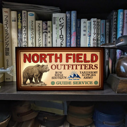 アメリカン雑貨 カリフォルニアパブリック 熊 ミニチュア サイン 看板