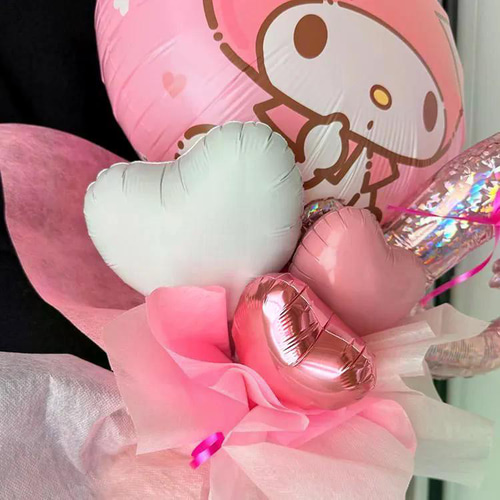 卒業バルーン◇ブーケ型◇マイメロディ バルーン ブーケ H50cm