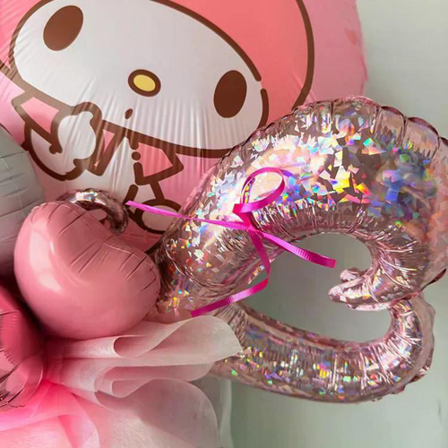 卒業バルーン◇ブーケ型◇マイメロディ バルーン ブーケ H50cm