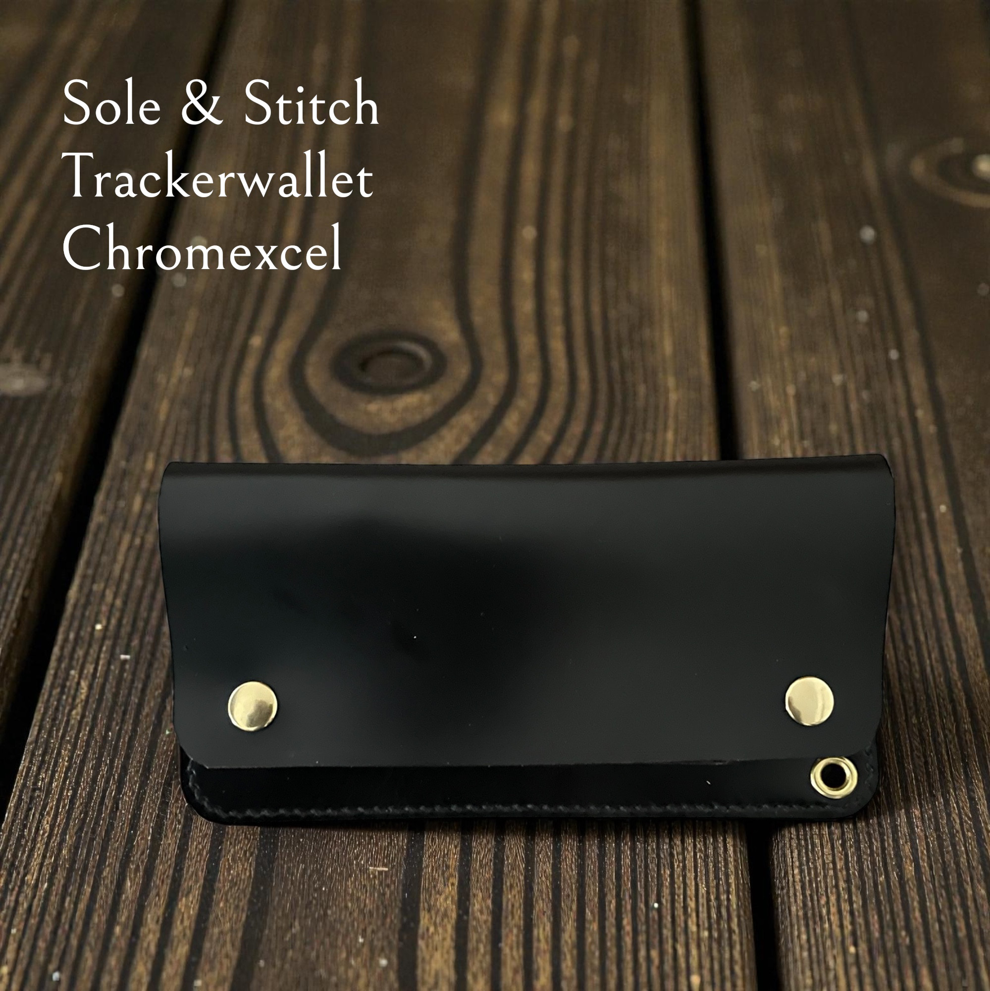 Sole＆Stitch◆靴屋が作る革小物◆ショートトラッカーウォレット／Horween クロムエクセル ／茶芯／ロング